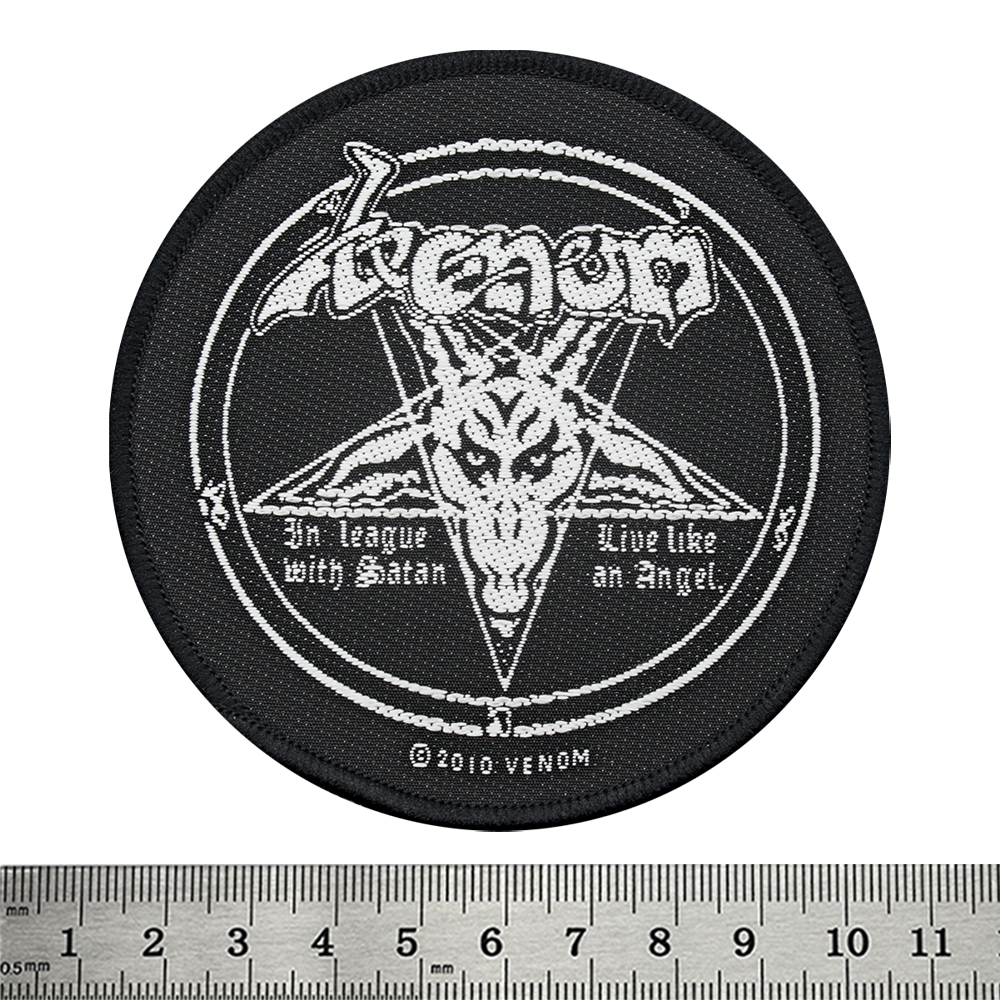 Нашивка ткана VENOM - IN LEAGUE WITH SATAN (ofp-105)