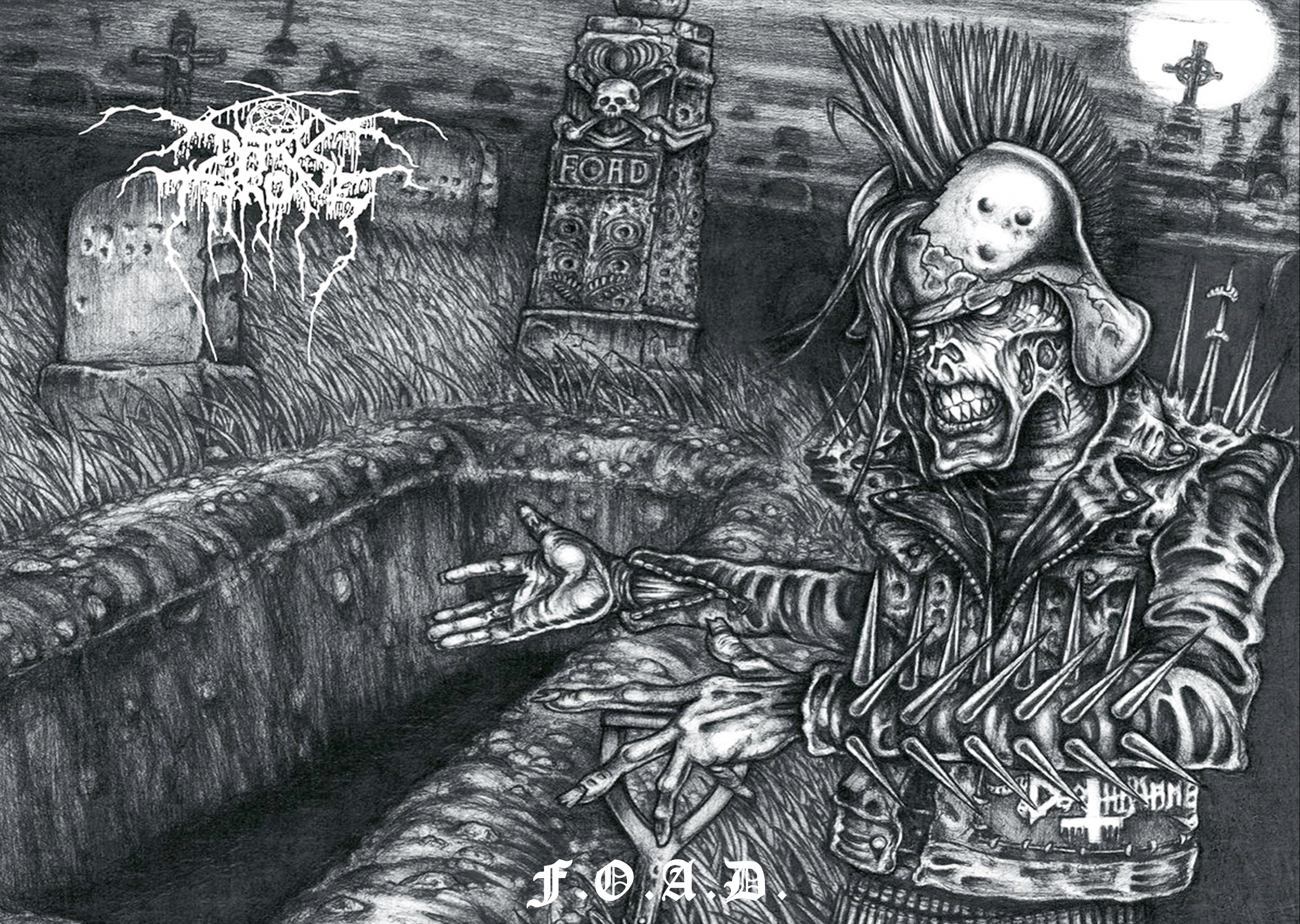 Плакат Darkthrone (F.O.A.D.)