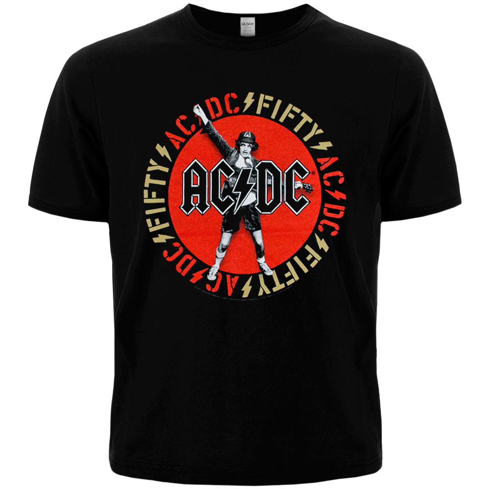 Футболка AC/DC - ANGUS EMBLEM 50th Anniversary (Officially Licensed)