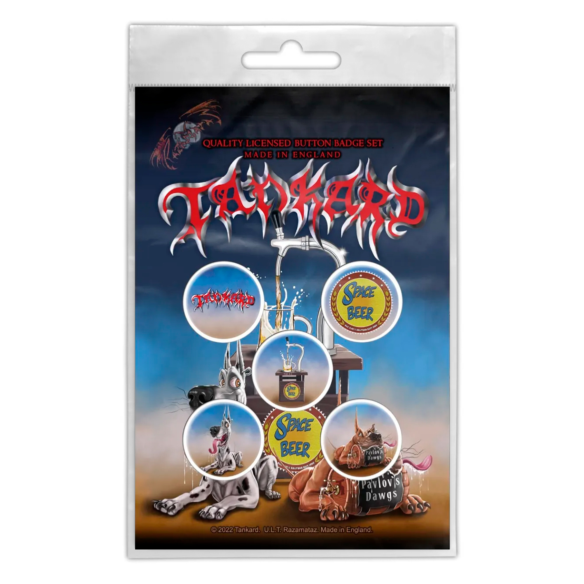 Подарунковий набір значків TANKARD - PAVLOV'S DAWGS (iol-023)