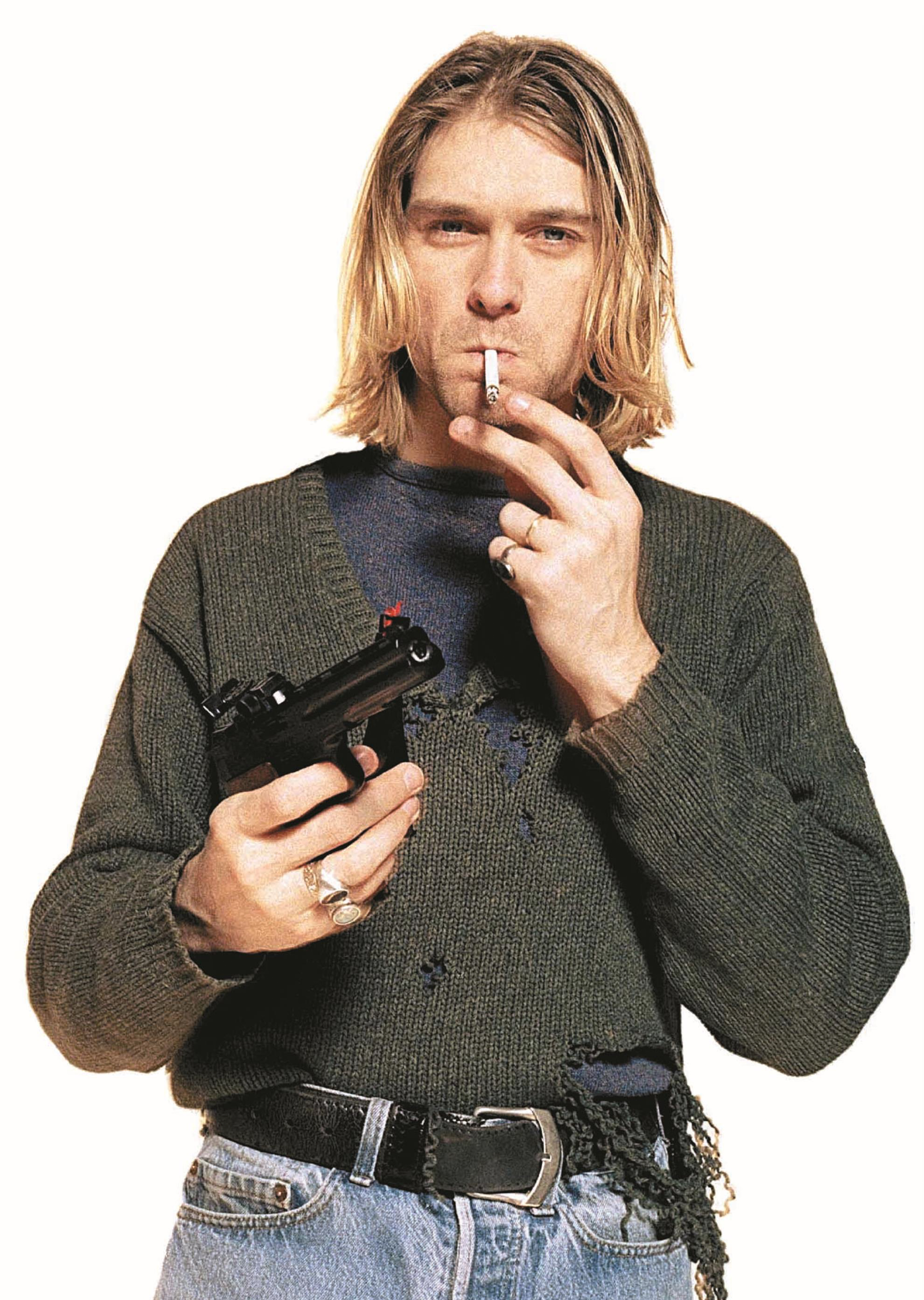 Плакат Nirvana (Kurt with Gun)