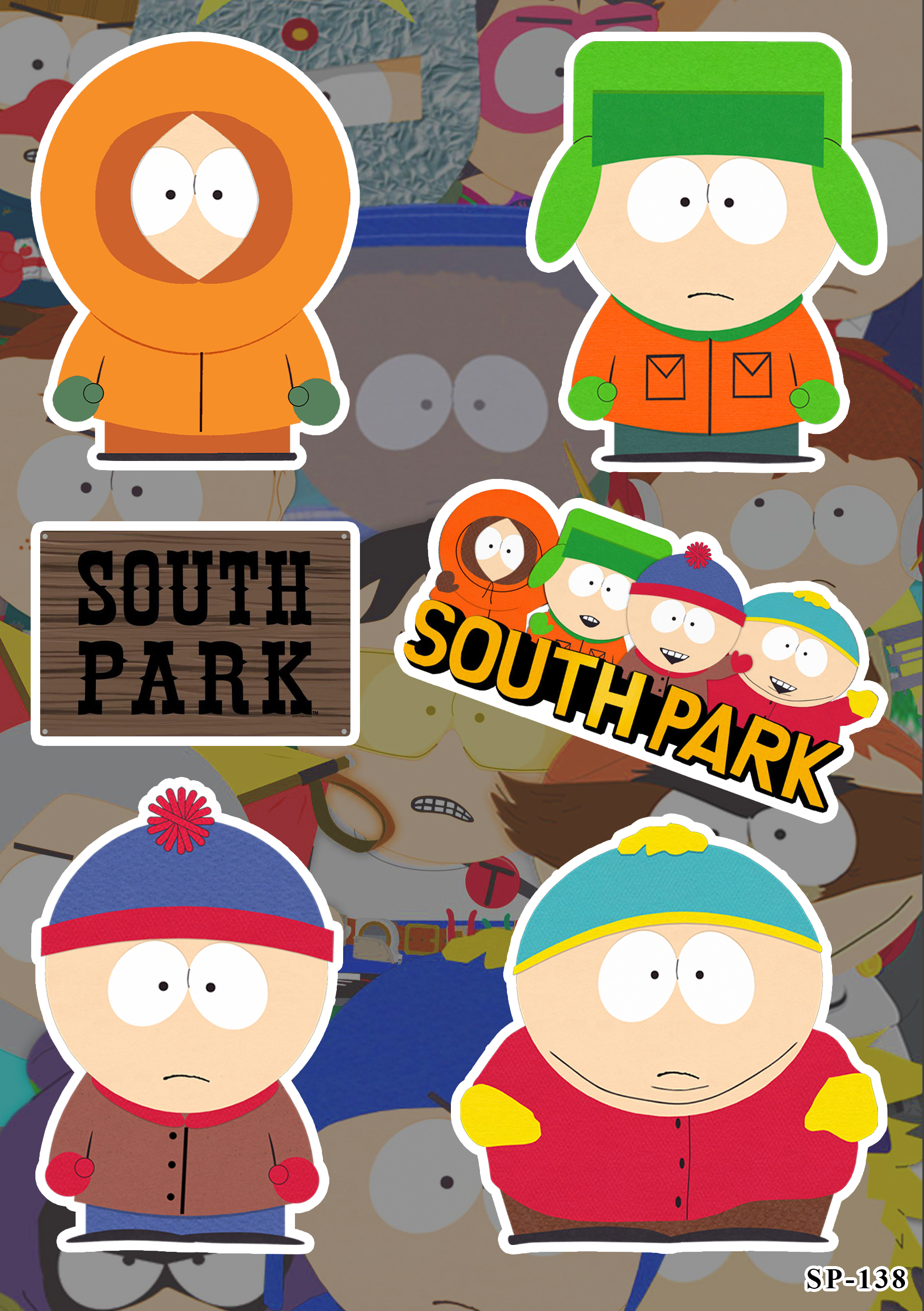Стікерпак South Park SP-138