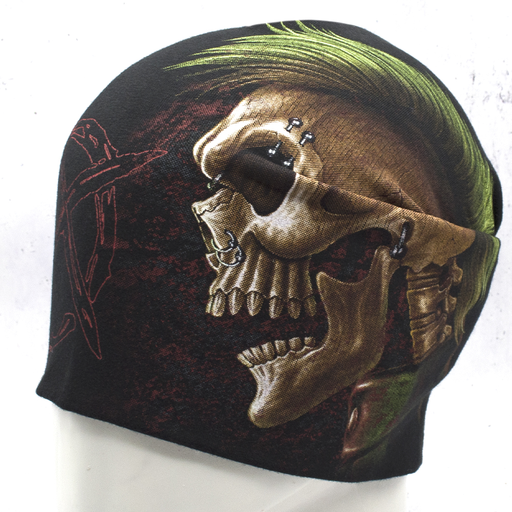 Шапка Punk’s Not Dead (череп з ірокезом) (hth-013)