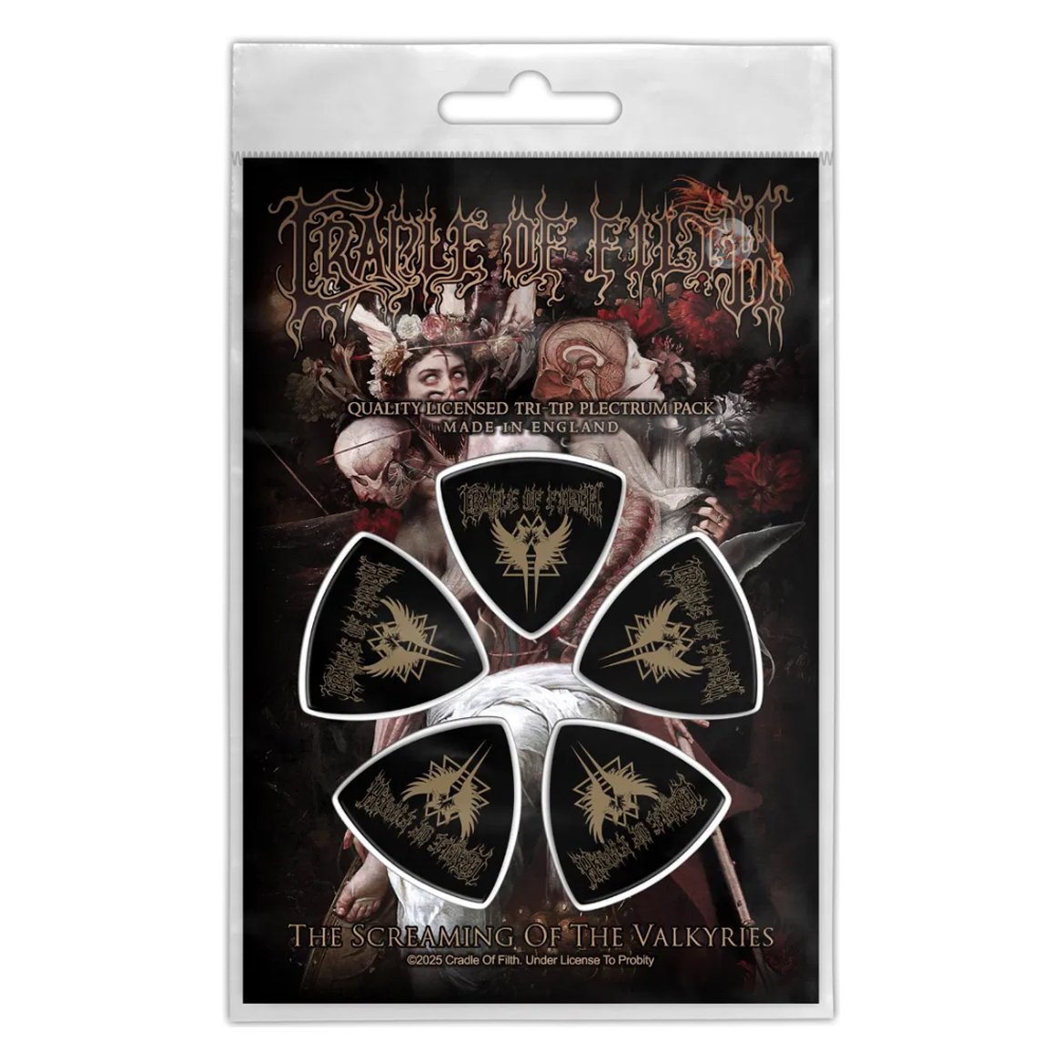 Подарунковий набір медіаторів CRADLE OF FILTH - THE SCREAMING OF THE VALKYRIES (mol-057)