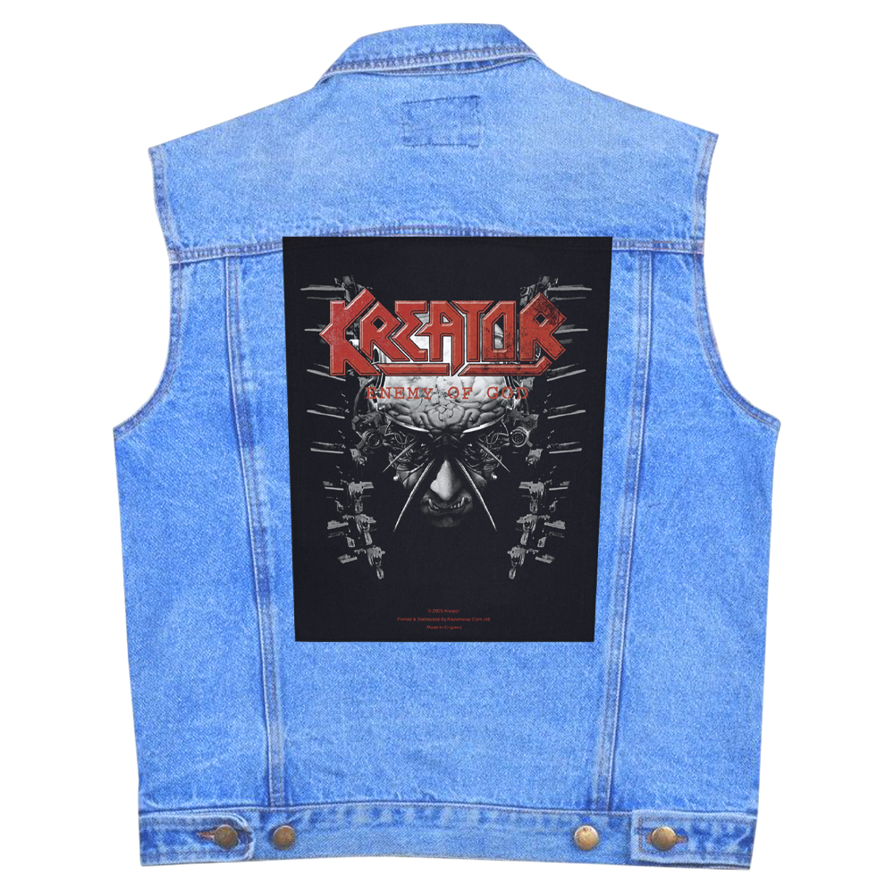 Нашивка наспинна катана KREATOR - ENEMY OF GOD (olbp-063)