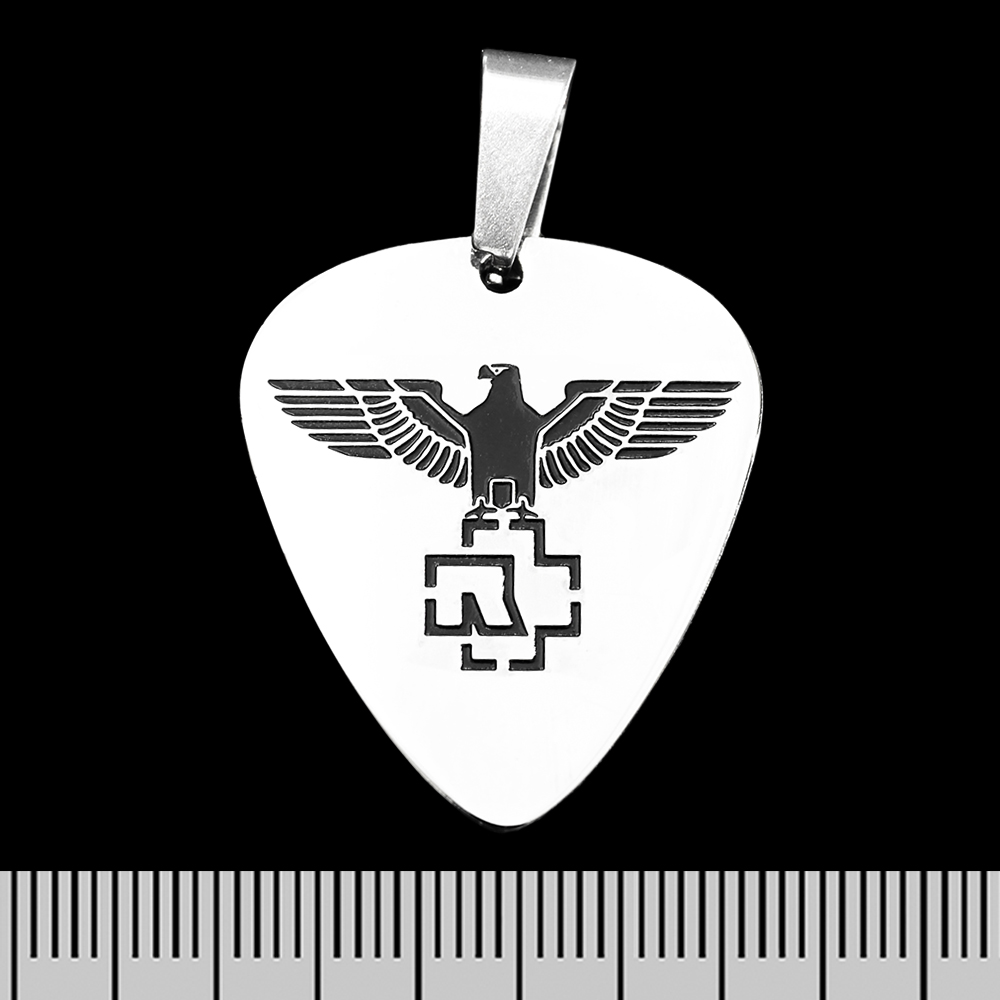 Кулон Rammstein (eagle with logo) (ptsb-098) медиатор Кулон Rammstein (eagle with logo) (ptsb-098) медиатор