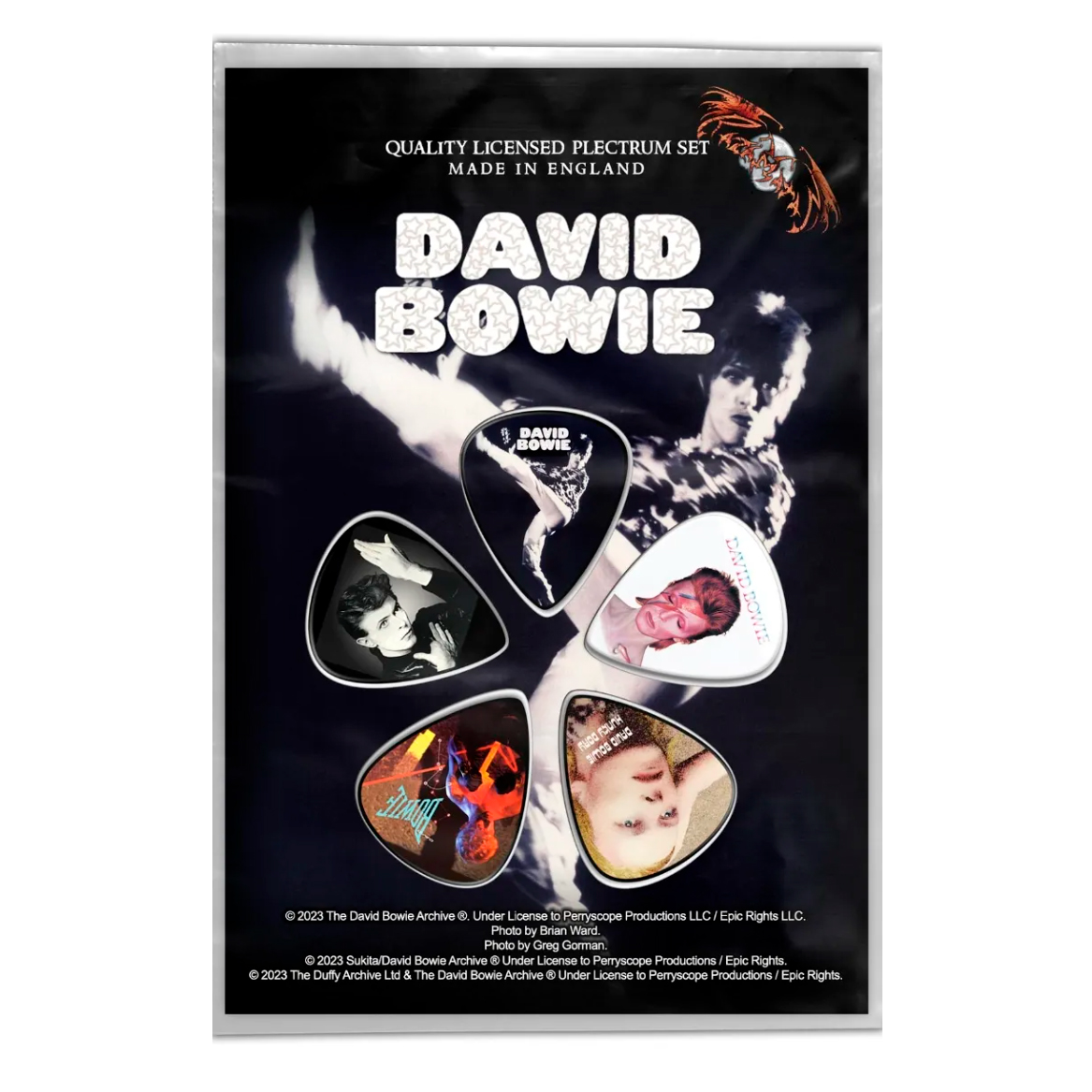 Подарунковий набір медіаторів DAVID BOWIE - THE MAN WHO SOLD THE WORLD (mol-031)