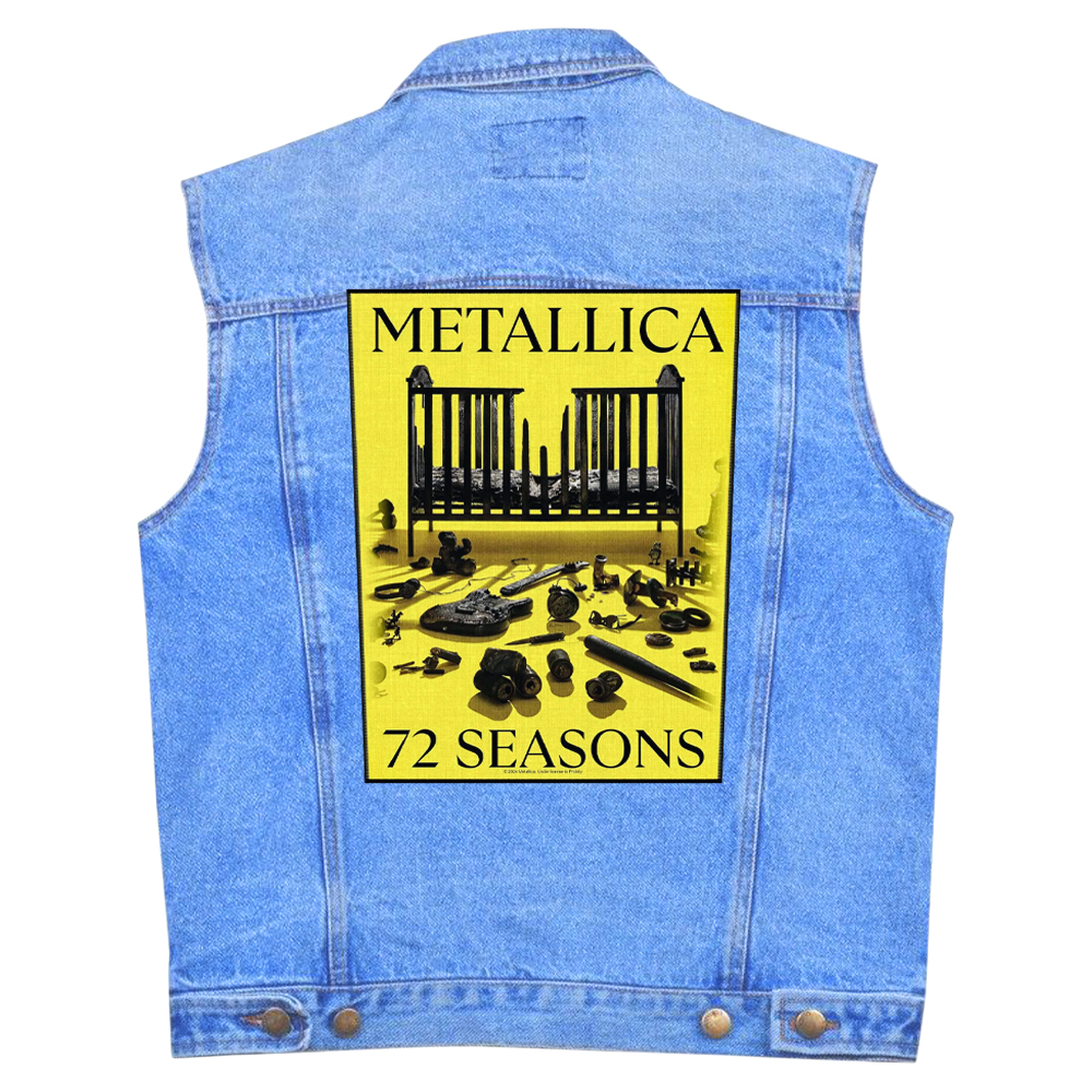 Нашивка наспинна катана METALLICA - 72 SEASONS CRIB (olbp-044)