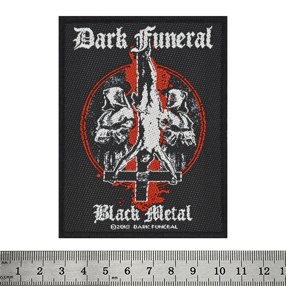 Нашивка ткана DARK FUNERAL - BLACK METAL (ofp-042)