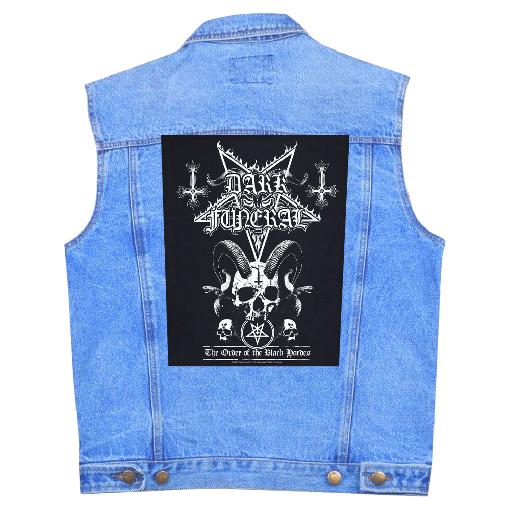 Нашивка наспинна катана DARK FUNERAL - ORDER OF THE BLACK HORDES (olbp-035)