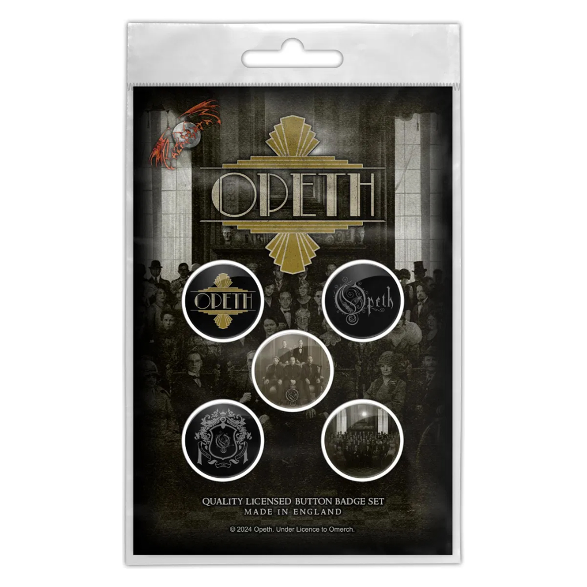 Подарунковий набір значків OPETH - THE LAST WILL AND TESTAMENT (iol-081)