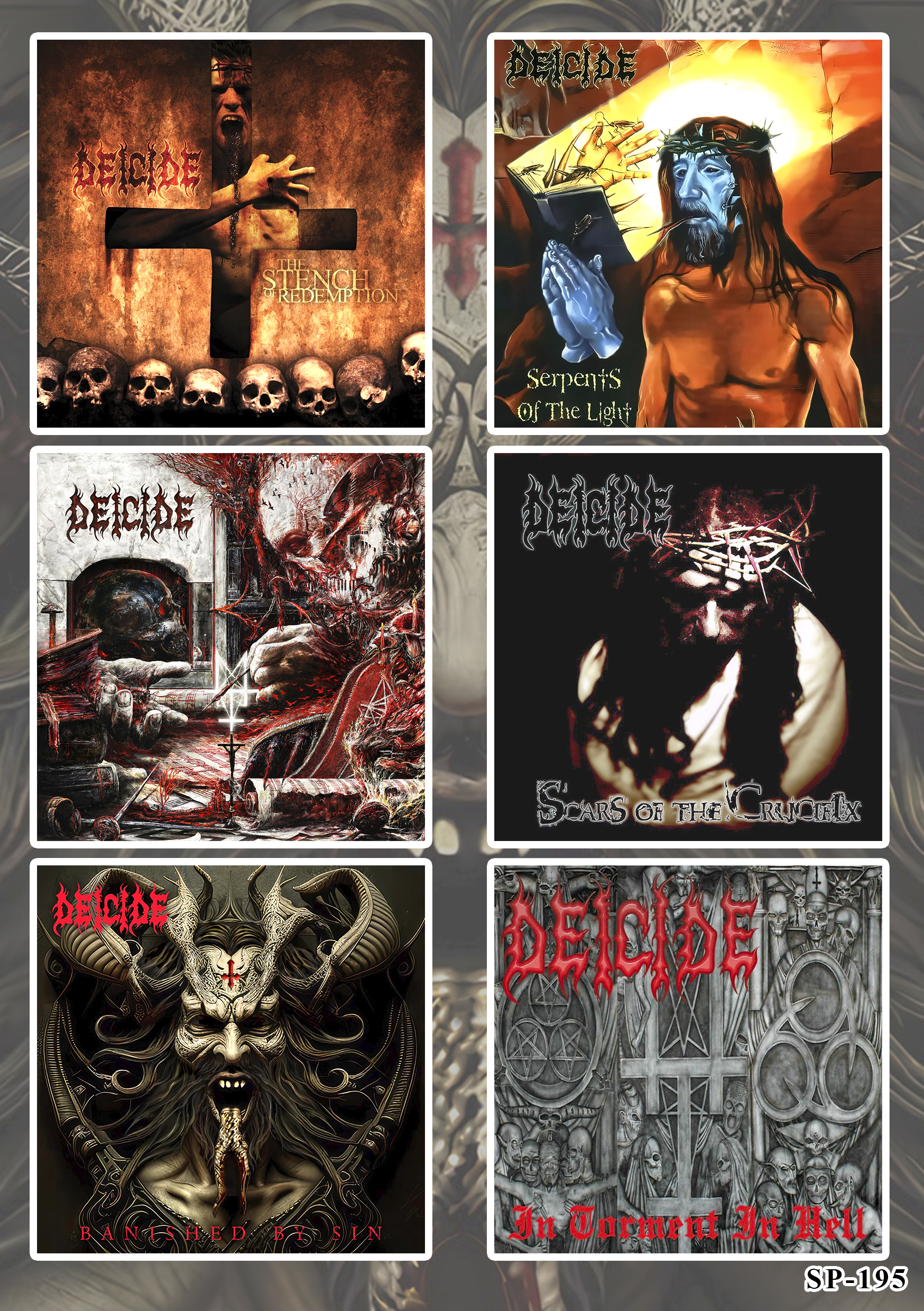 Стікерпак Deicide (album covers) SP-195