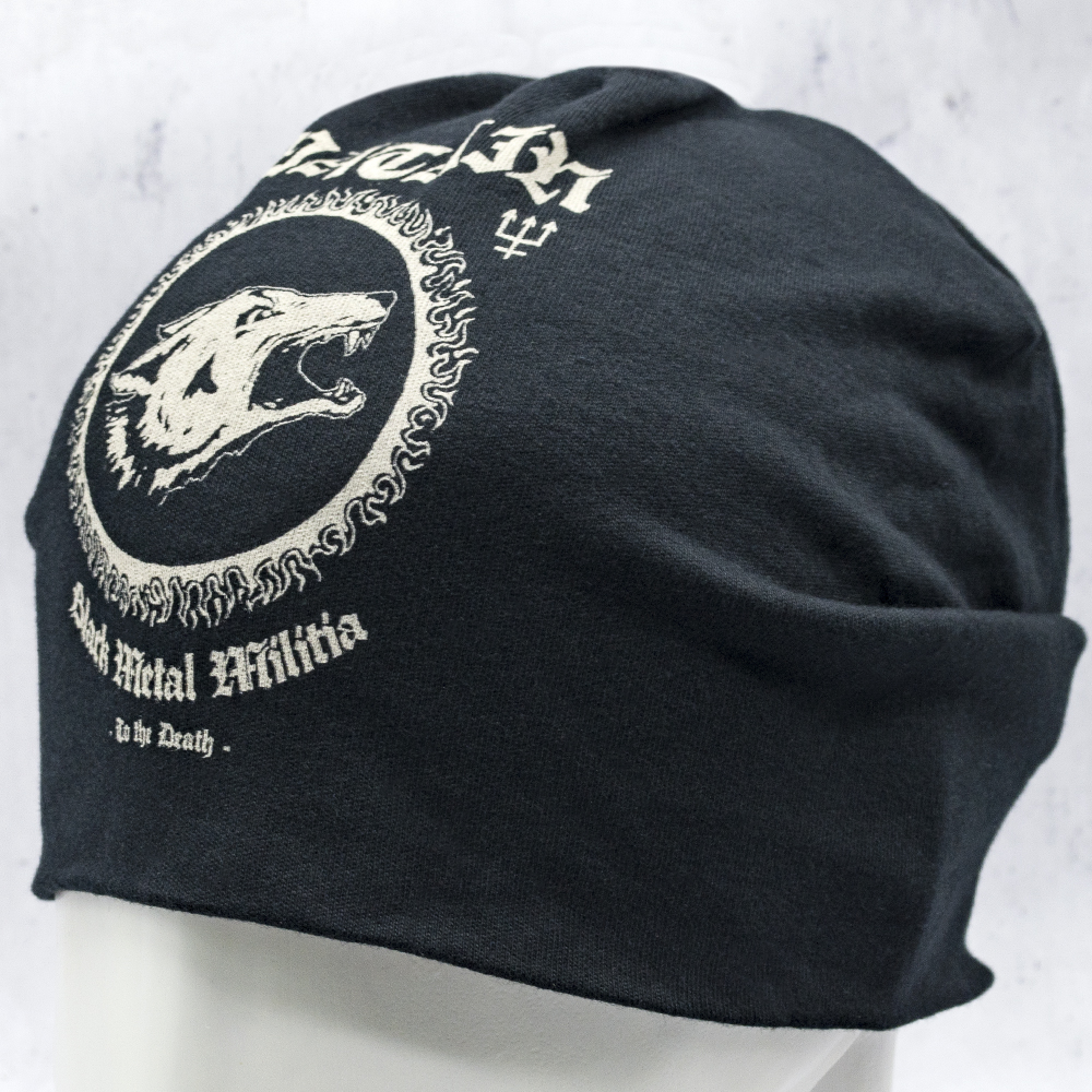 Шапка WATAIN - BLACK METAL MILITIA (з друкованим логотипом) hpol-020