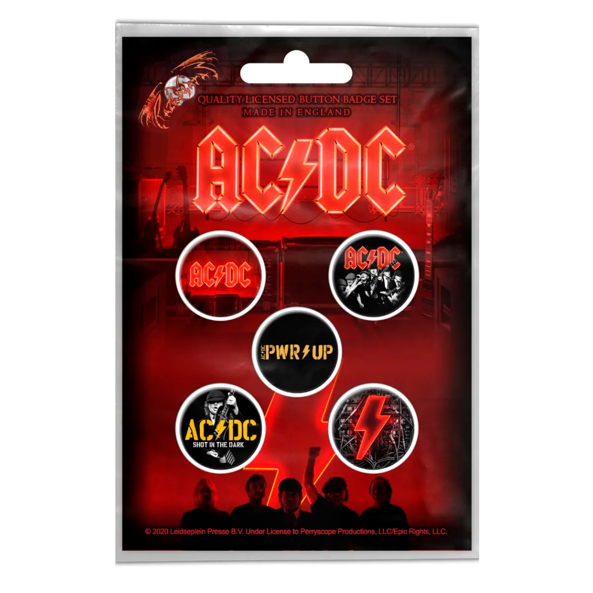 Подарунковий набір значків AC/DC - PWR UP (iol-029) Подарунковий набір значків AC/DC - PWR UP (iol-029)