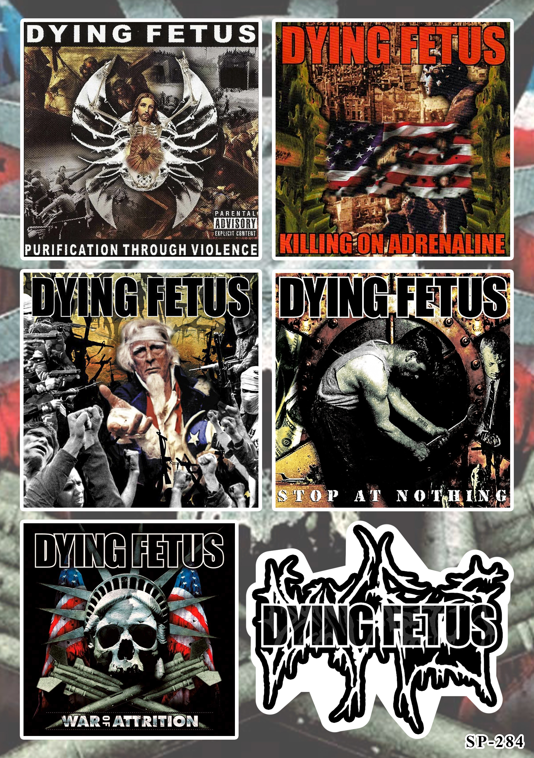 Стікерпак Dying Fetus SP-284