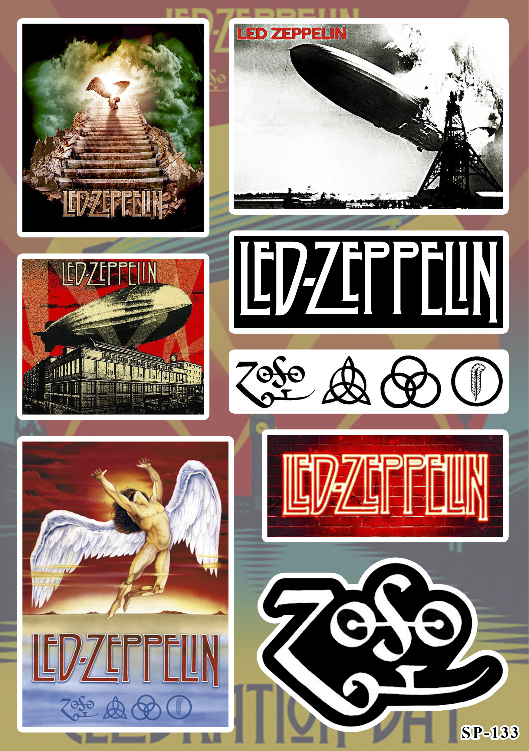 Стікерпак Led Zeppelin SP-133 Стікерпак Led Zeppelin SP-133