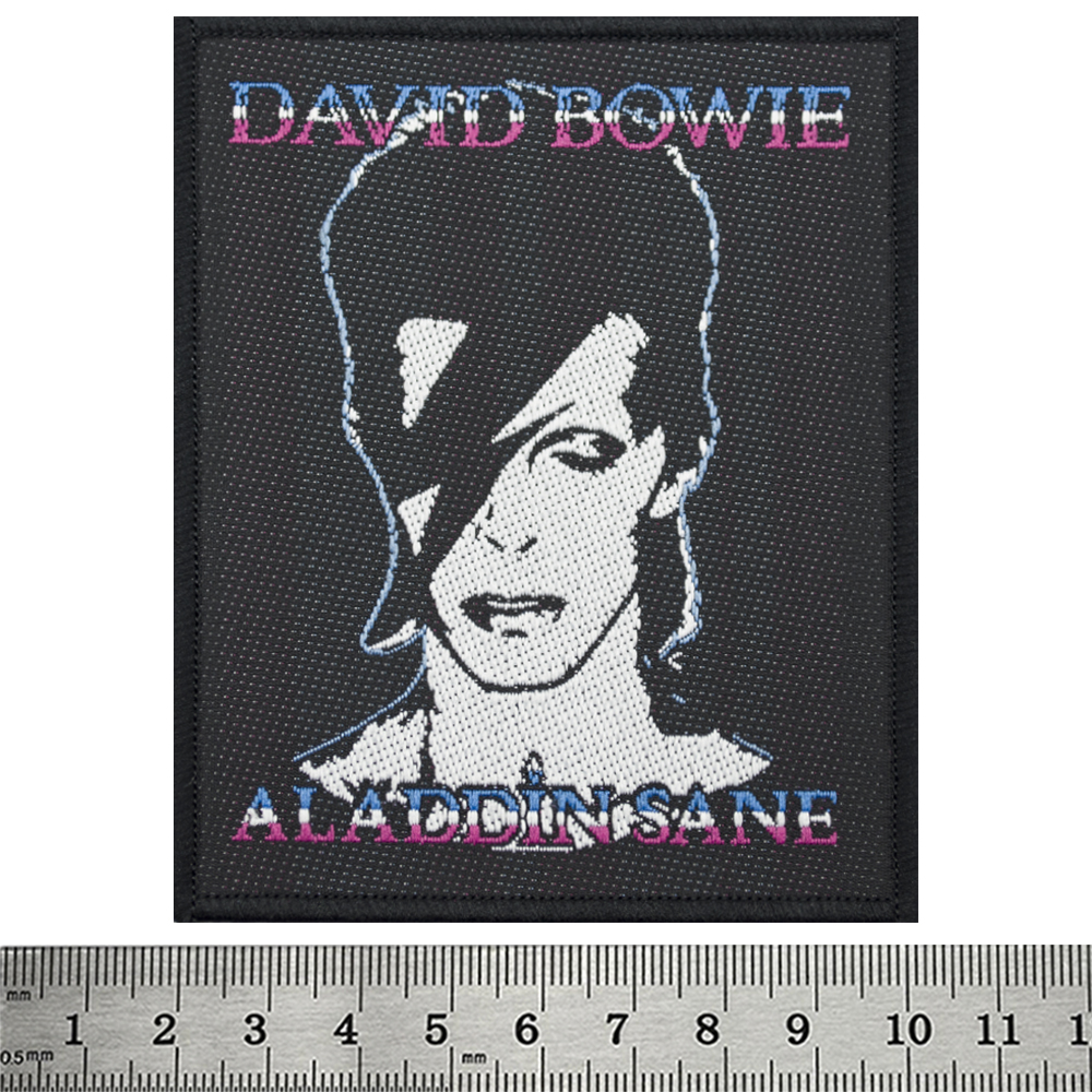 Нашивка ткана DAVID BOWIE - ALADDIN SANE (ofp-251)