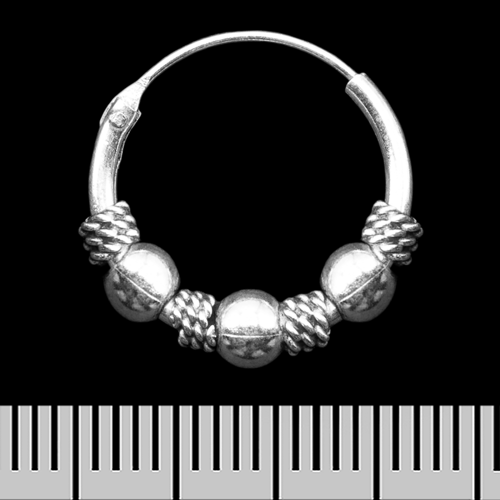 Сережка, кільце з візерунком (eas-186)