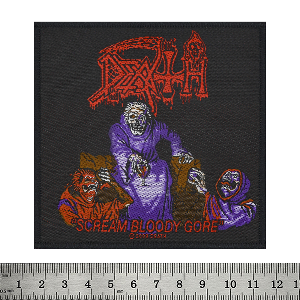 Нашивка ткана DEATH - SCREAM BLOODY GORE (ofp-044)