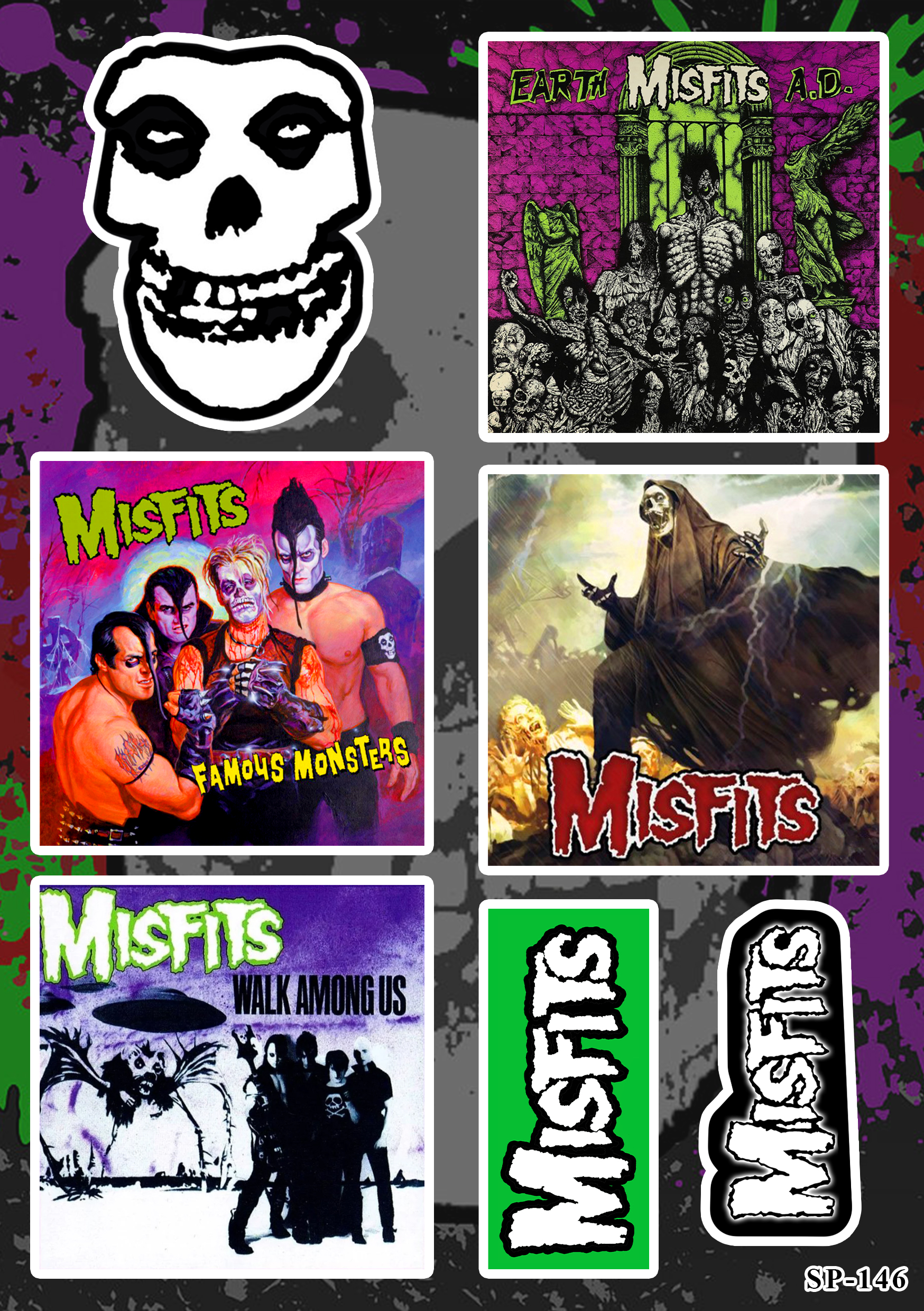 Стікерпак Misfits SP-146