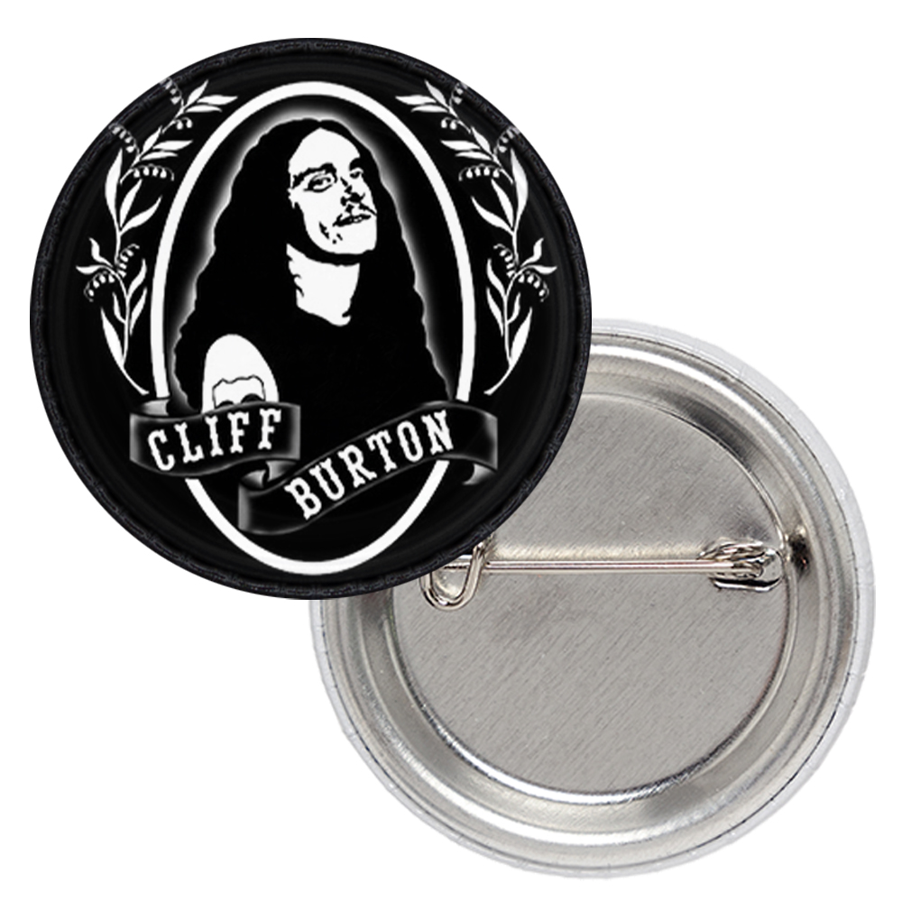 Значок Metallica (Cliff Burton)