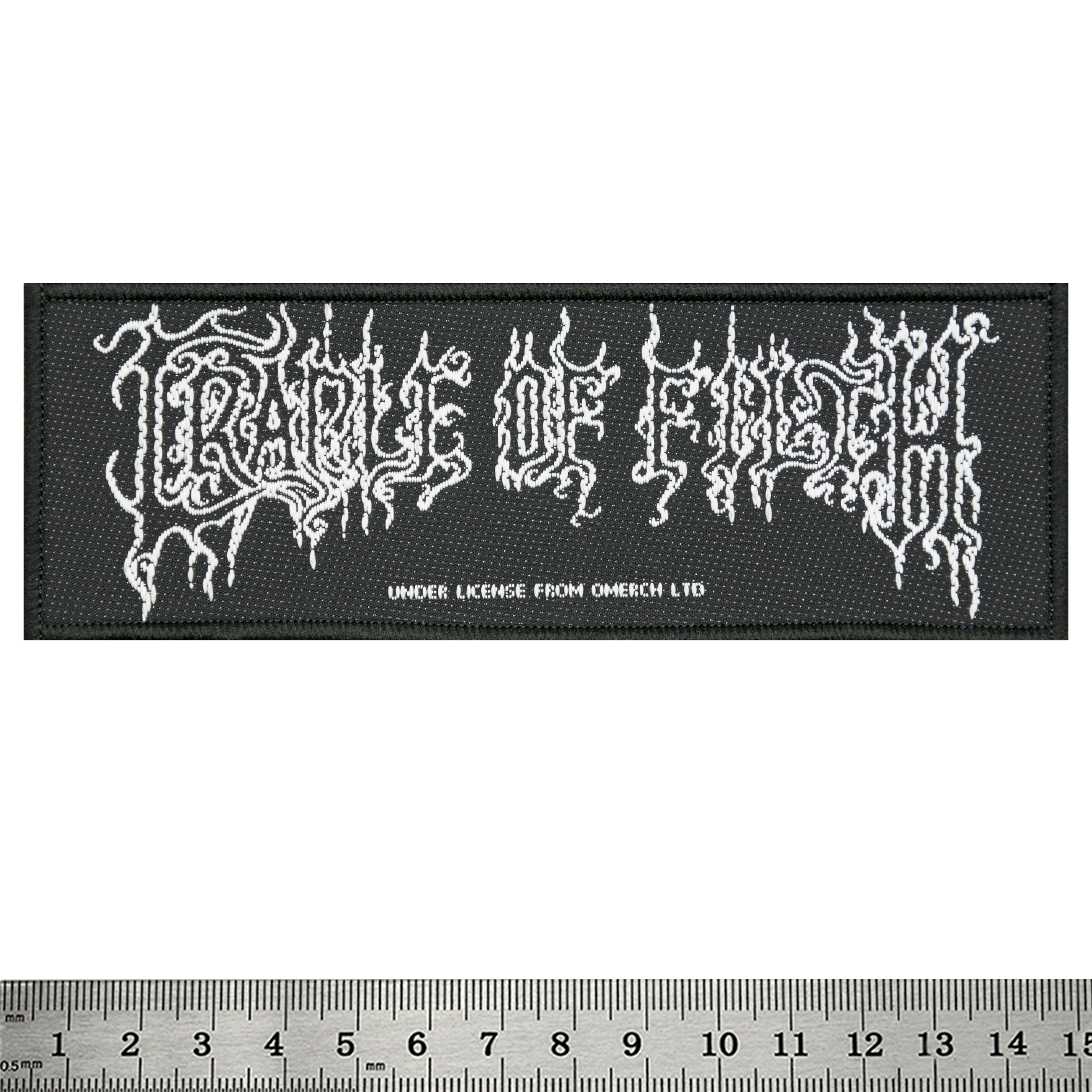Нашивка ткана CRADLE OF FILTH - LOGO (ofp-373)