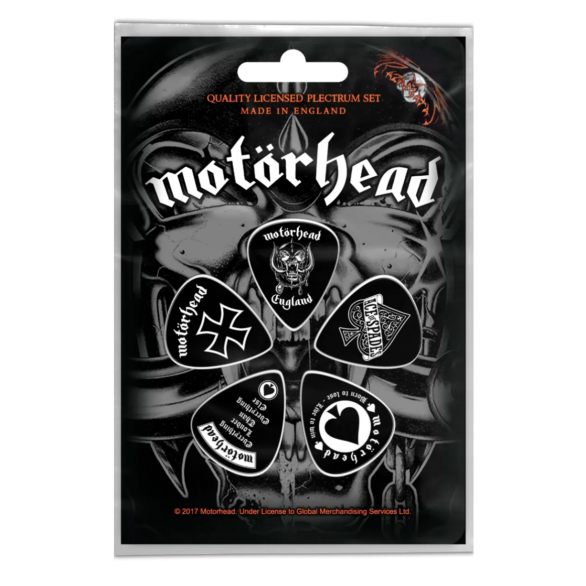 Подарунковий набір медіаторів MOTORHEAD - ENGLAND (mol-012)