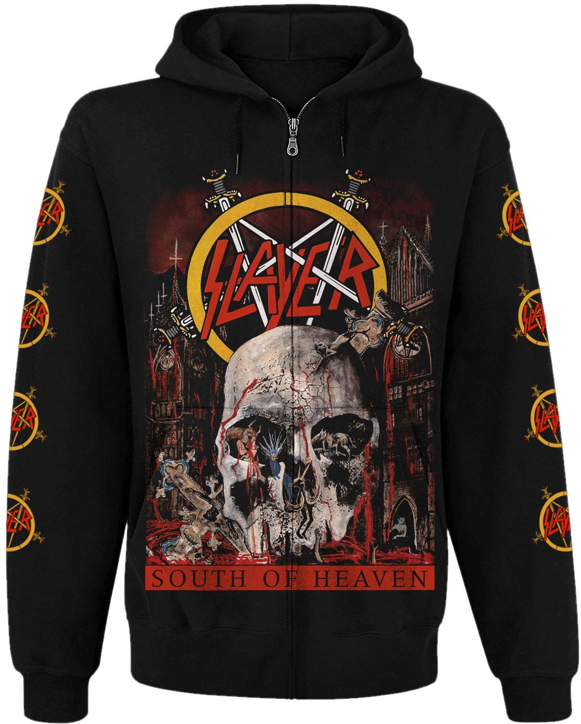 Худі Slayer "South of Heaven" на блискавці