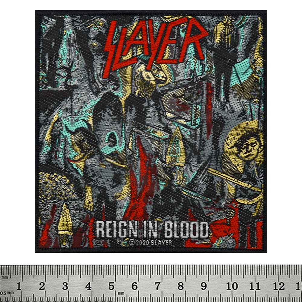 Нашивка ткана Slayer "Reign In Blood" (ofp-006)