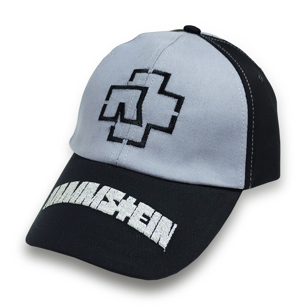 Бейсболка сіро-чорна Rammstein (logo) Бейсболка сіро-чорна Rammstein (logo)