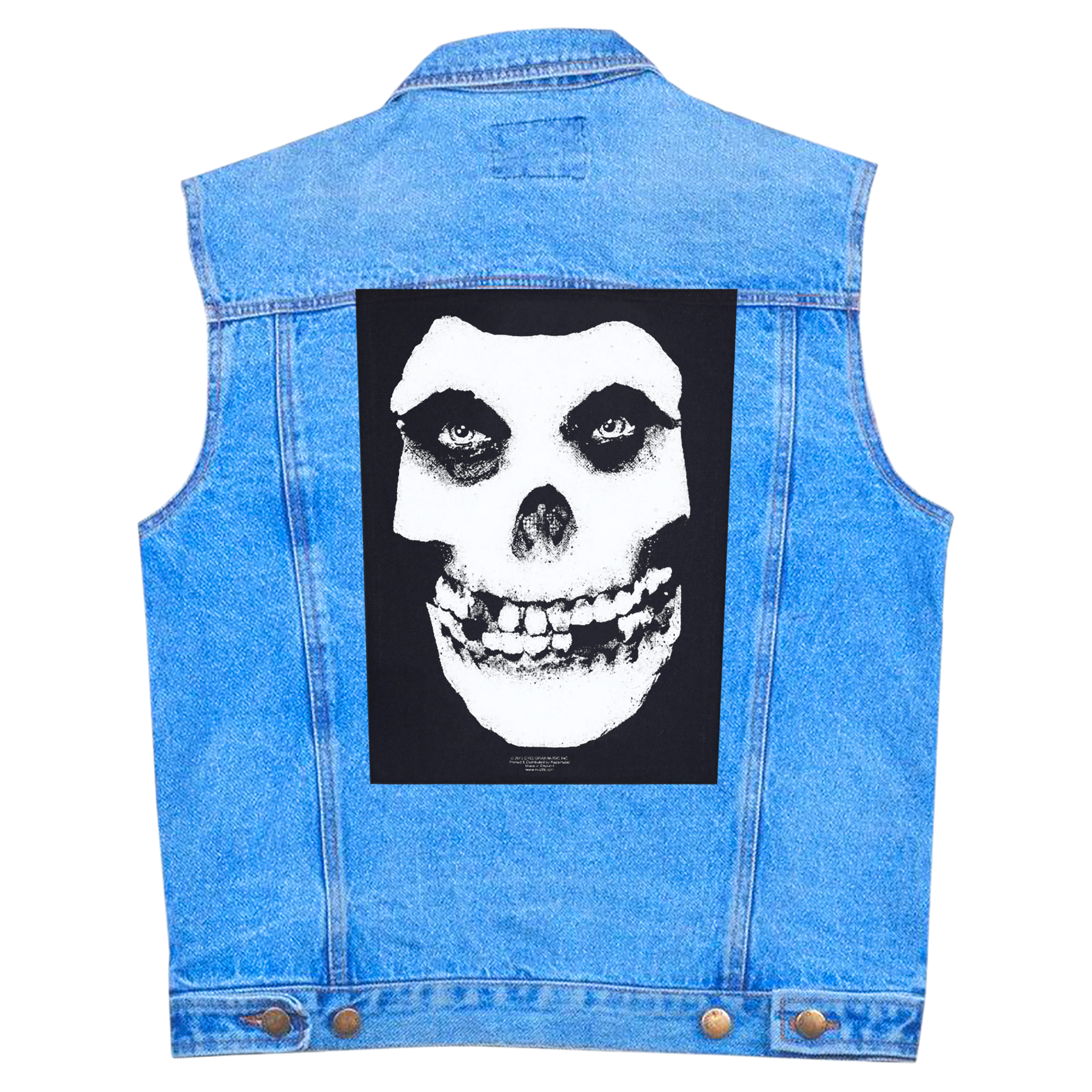 Нашивка наспинна катана MISFITS - FACE SKULL (olbp-169)