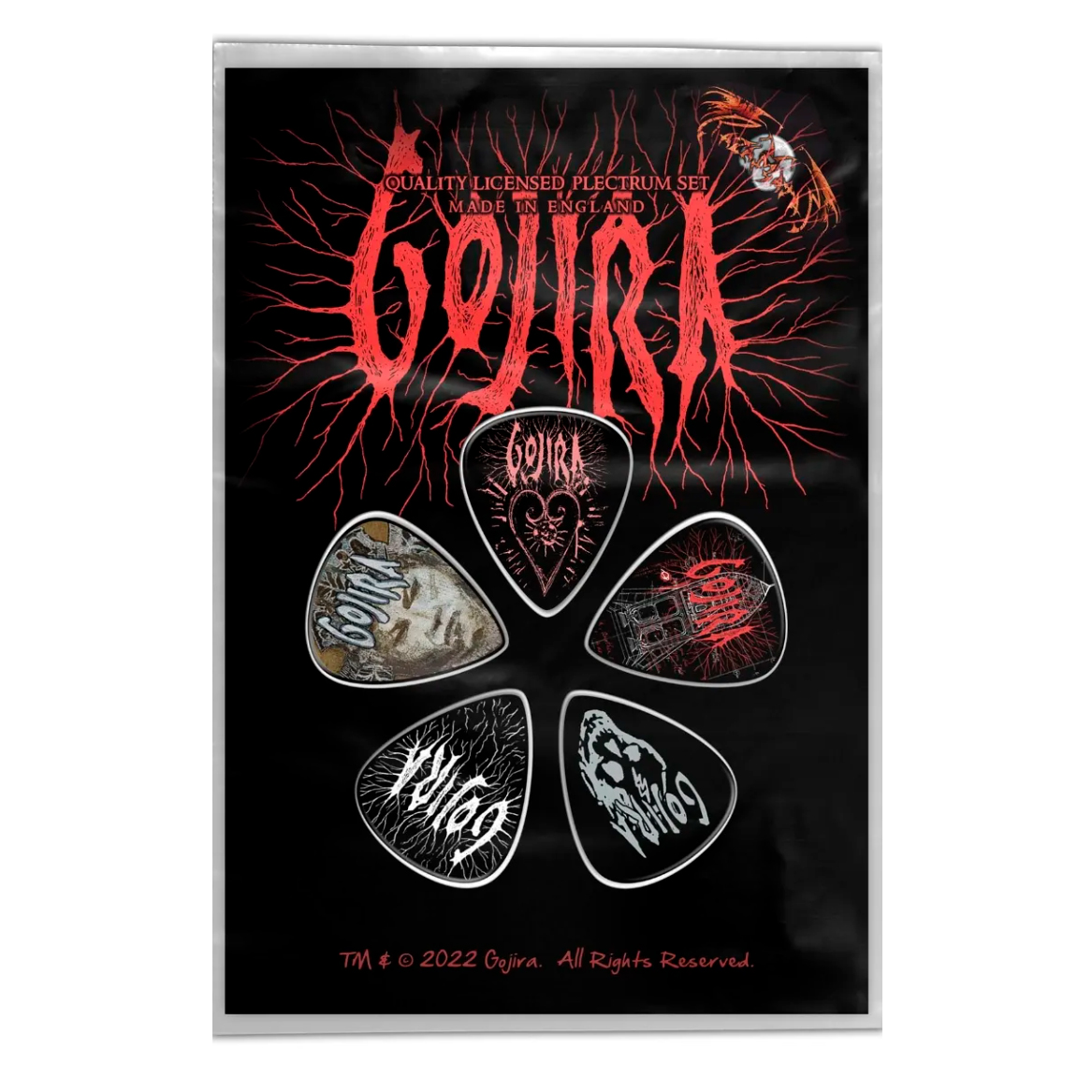 Подарунковий набір медіаторів GOJIRA - FORTITUDE (mol-025)