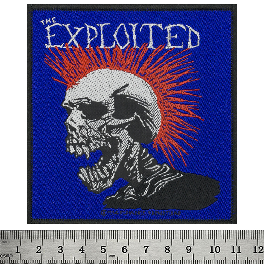 Нашивка ткана THE EXPLOITED - MOHICAN MULTICOLOUR (ofp-318)