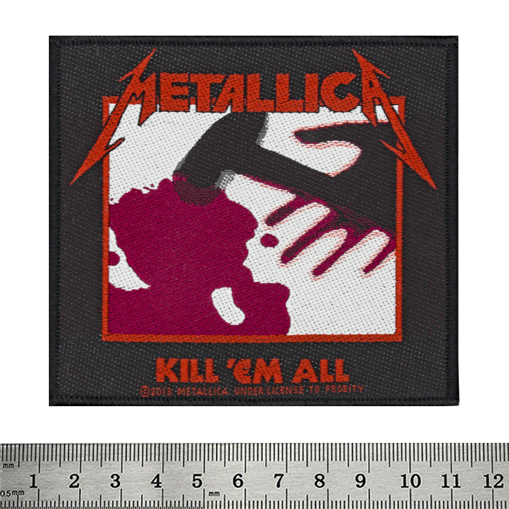 Нашивка ткана METALLICA - KILL EM ALL (ofp-150)