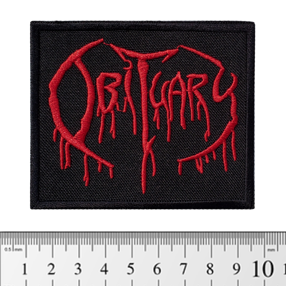 Нашивка Obituary (red logo) (pt-040) Нашивка Obituary (red logo) (pt-040)