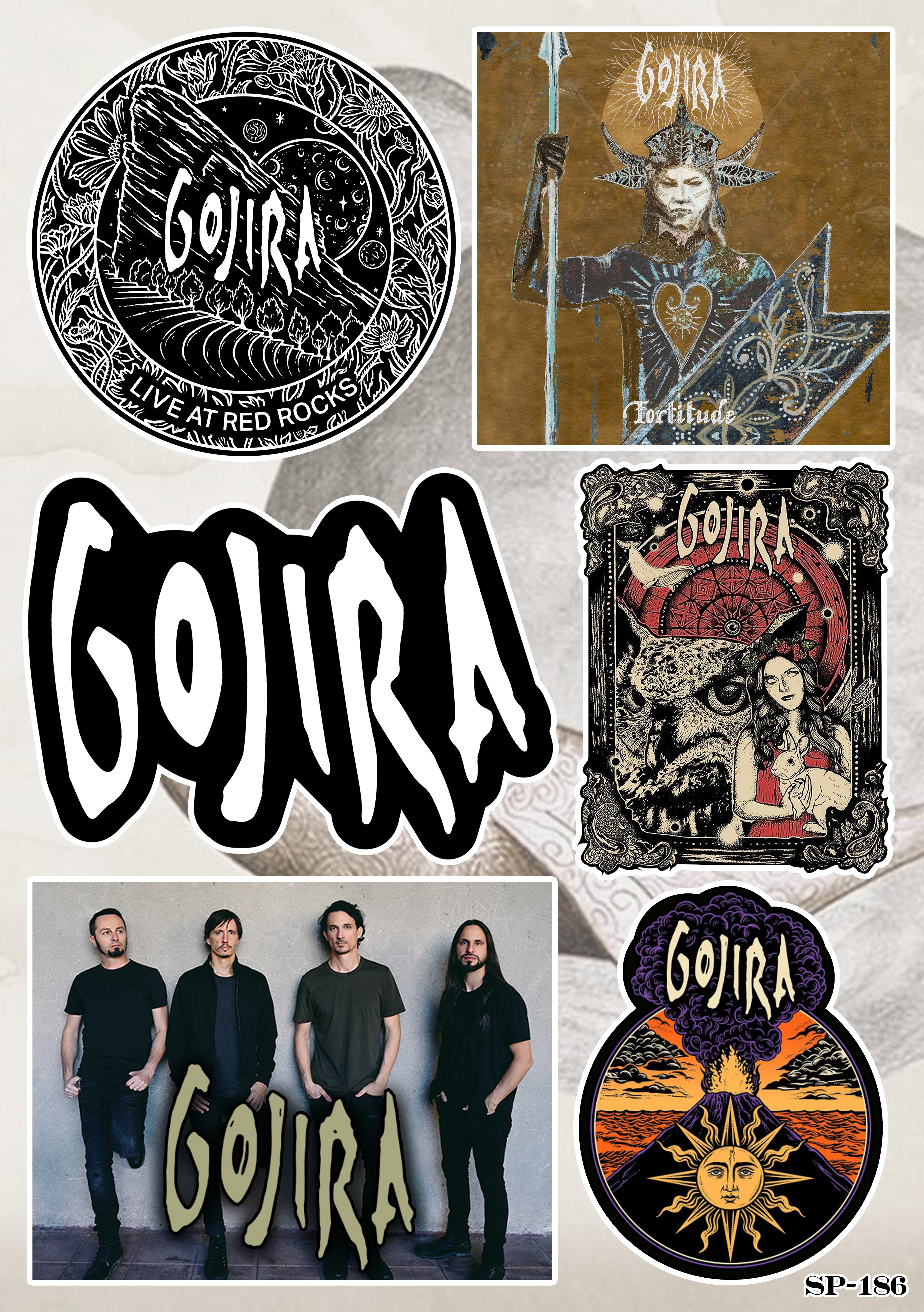 Стікерпак Gojira SP-186