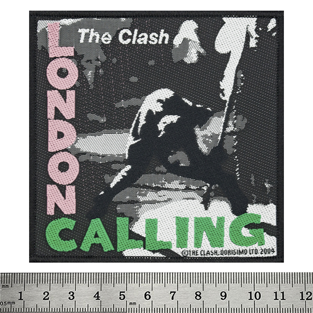 Нашивка ткана THE CLASH - LONDON CALLING (ofp-226) Нашивка ткана THE CLASH - LONDON CALLING (ofp-226)