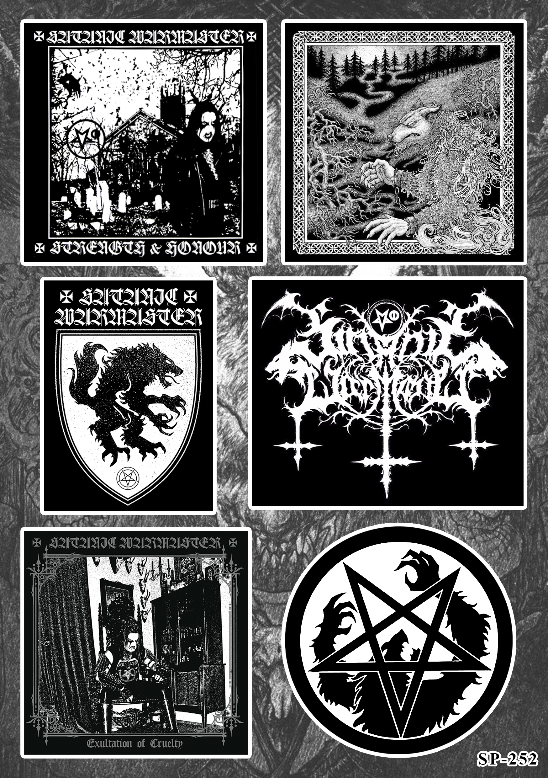 Стікерпак Satanic Warmaster SP-252