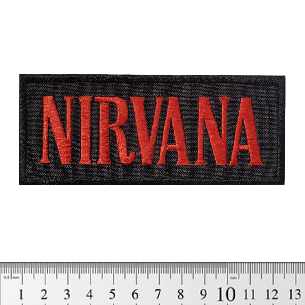 Нашивка Nirvana (red logo) (pt-008)