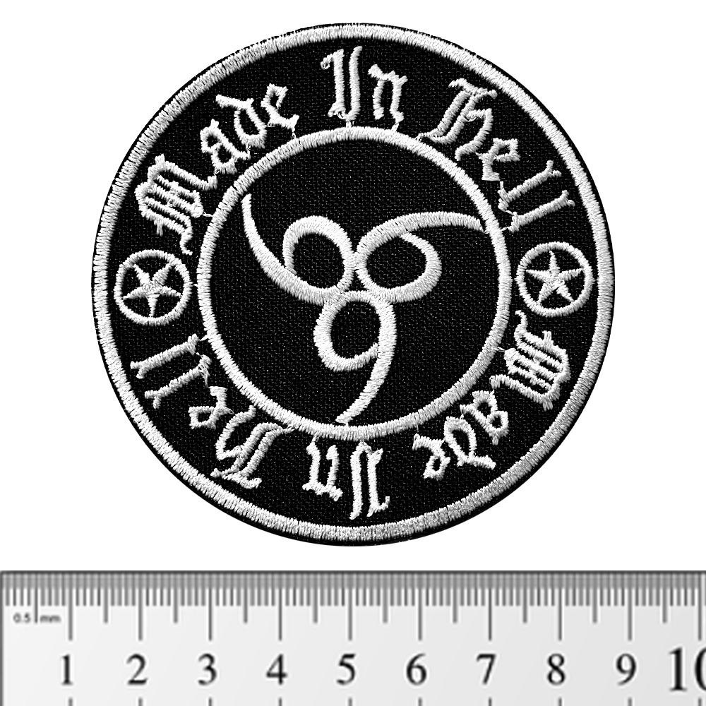 Нашивка Made in Hell (666) (pt-053) Нашивка Made in Hell (666) (pt-053)