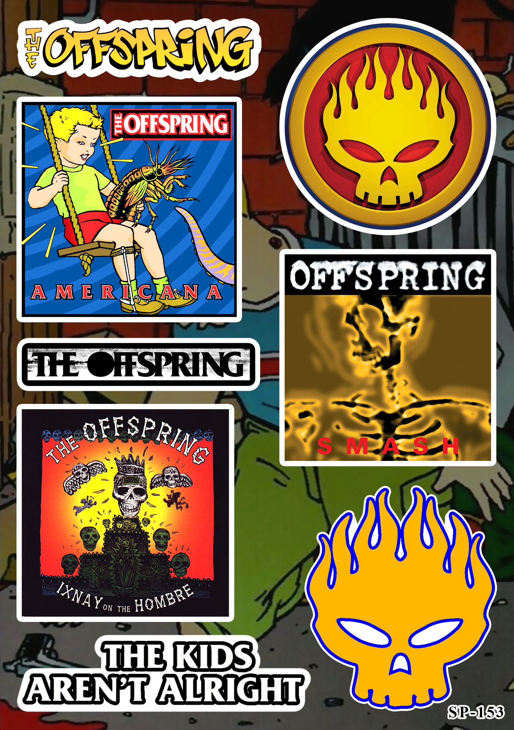 Стікерпак The Offspring SP-153