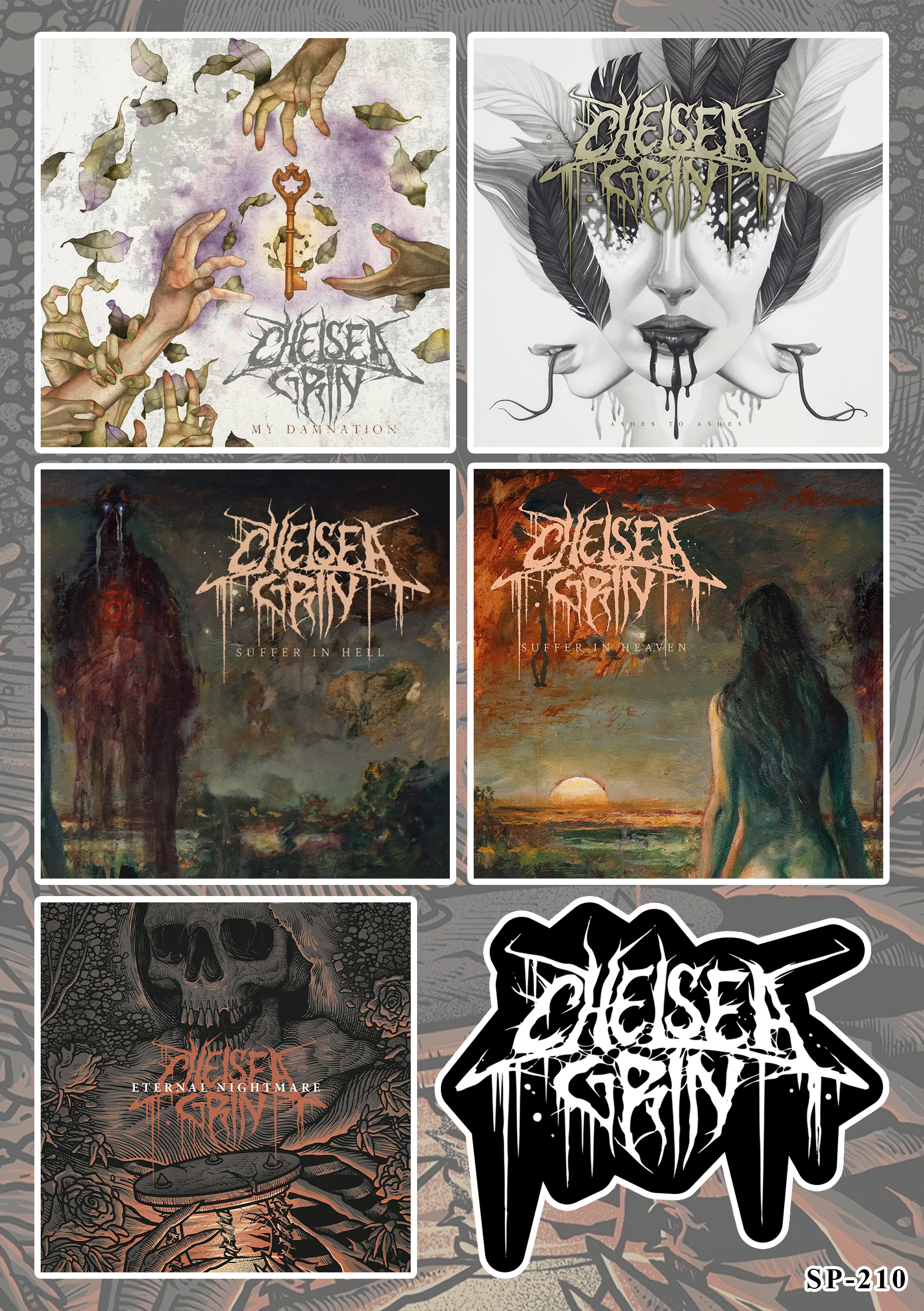 Стікерпак Chelsea Grin SP-210