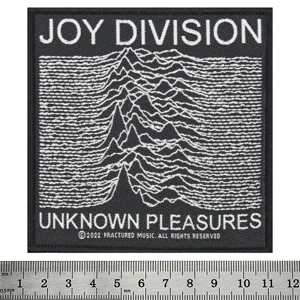 Нашивка ткана JOY DIVISION - UNKNOWN PLEASURES (ofp-193)