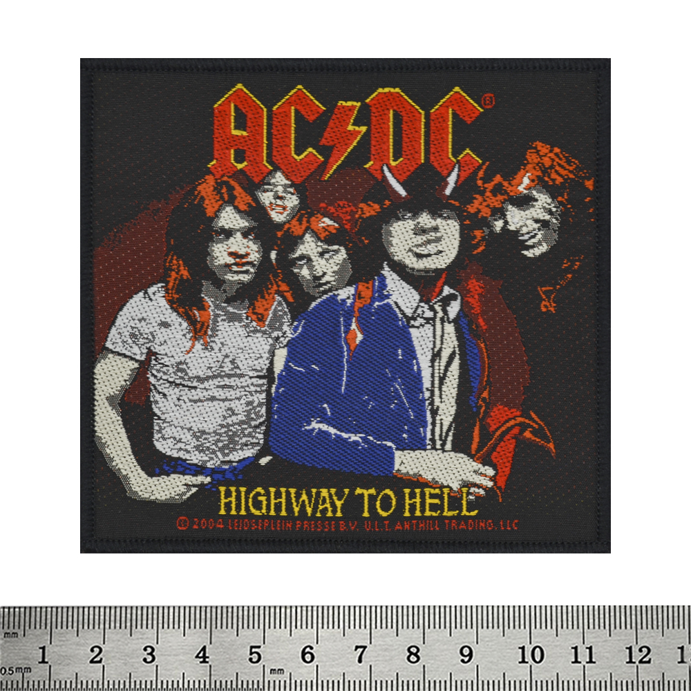 Нашивка ткана AC/DC - HIGHWAY TO HELL (ofp-036)
