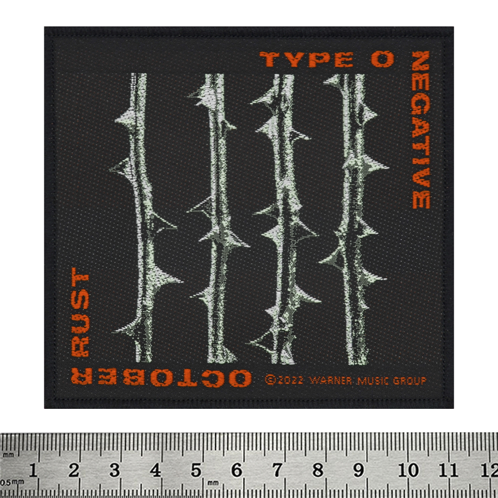 Нашивка ткана TYPE O NEGATIVE - OCTOBER RUST (ofp-078)