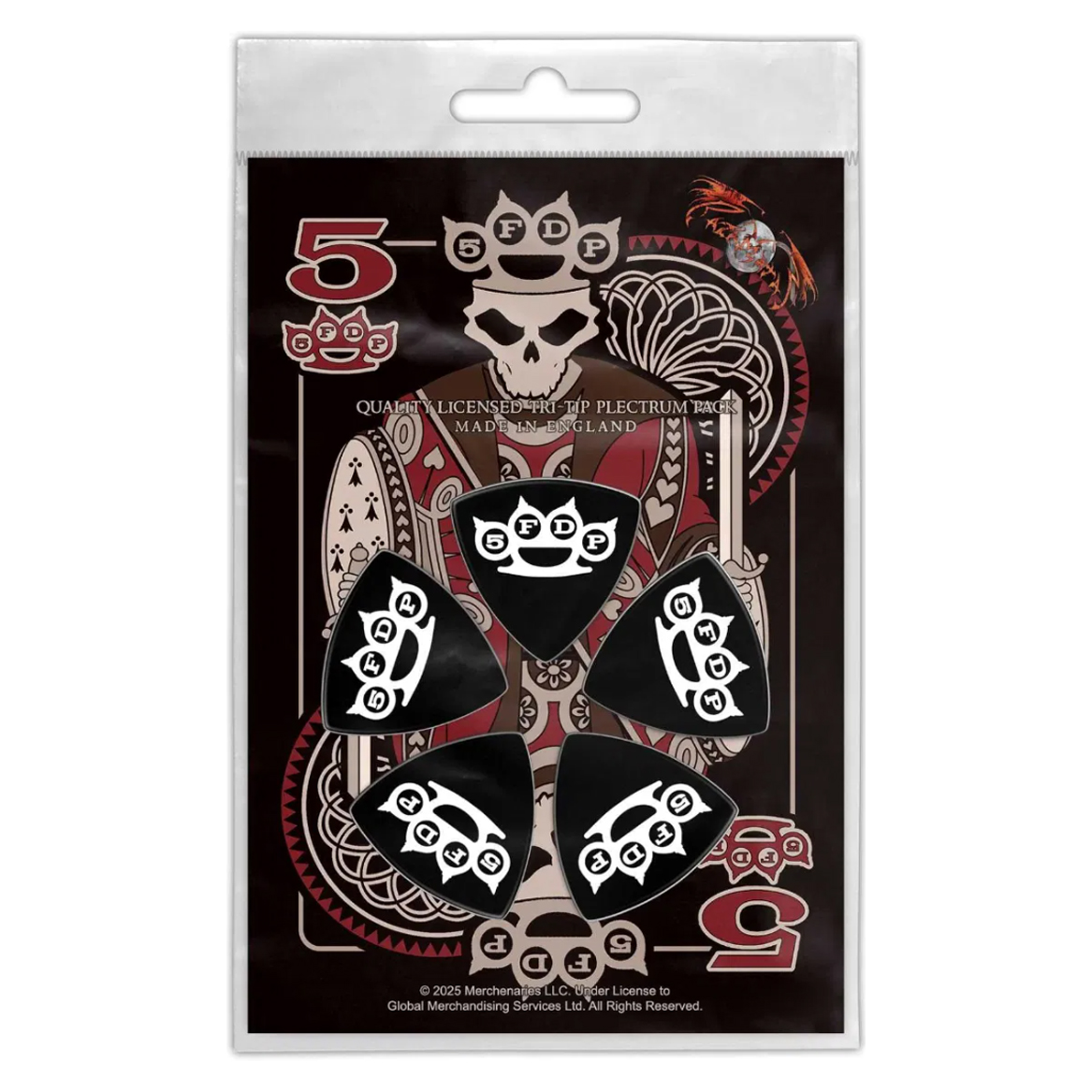 Подарунковий набір медіаторів FIVE FINGER DEATH PUNCH - KNUCKLE CROWN (mol-060) Подарунковий набір медіаторів FIVE FINGER DEATH PUNCH - KNUCKLE CROWN (mol-060)