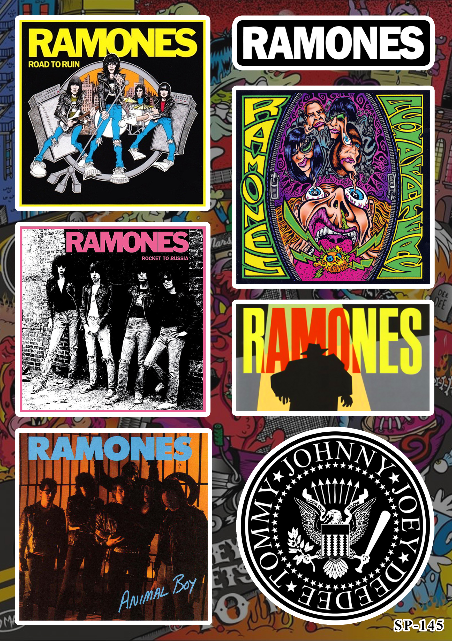 Стікерпак Ramones SP-145
