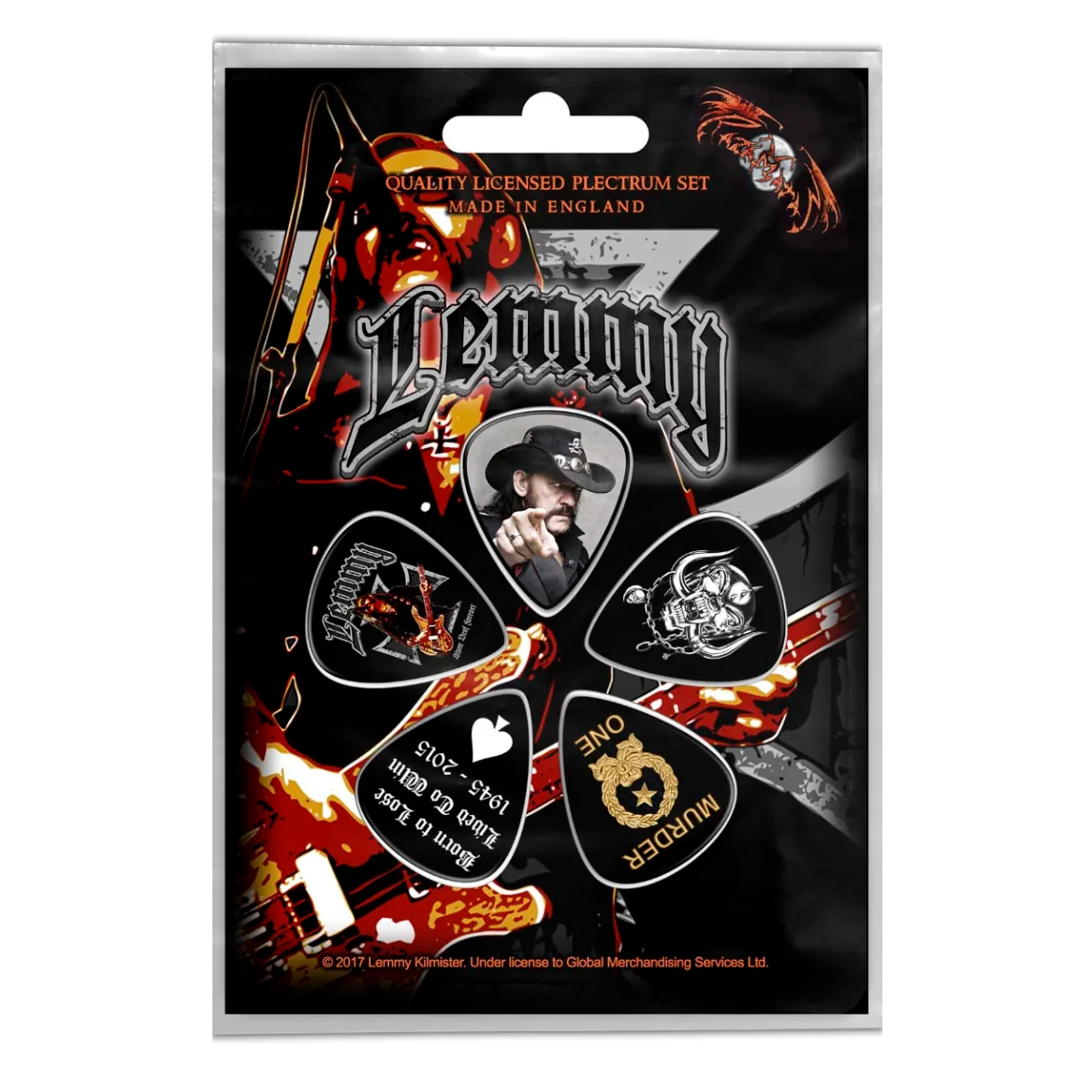 Подарунковий набір медіаторів LEMMY - STONE DEAF FOREVER (mol-015)