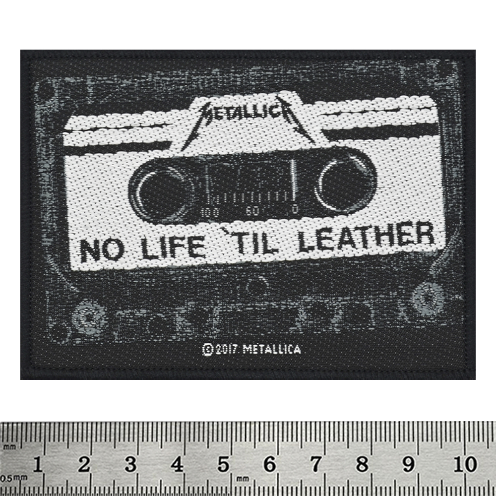 Нашивка ткана METALLICA - NO LIFE 'TILL LEATHER (ofp-069)