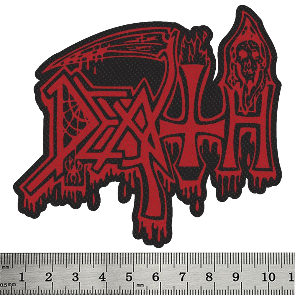 Нашивка ткана DEATH - LOGO CUT OUT (ofp-324) Нашивка ткана DEATH - LOGO CUT OUT (ofp-324)